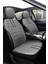 Wolkswagen Jetta Tridline Sedan 2012-2020 Aracınıza Uyumlu Koltuk Kılıfı Luxe Deri Füme 1