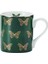 Mkcanbflıes Fine China 280ML Düz Taraflı Kupa Kelebekler 3