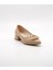 Bayan 36-40 Krem Tokalı Şık Topuklu Rahat Kalıp Abiye Ayakkabı ( Topuk Boyu : 4cm ) 1