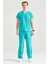 Cerrahi Tek Üst Benetton Yeşili Terikoton Ince Kumaş Dr Greys Kesim 1
