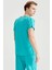 Cerrahi Tek Üst Benetton Yeşili Terikoton Ince Kumaş Dr Greys Kesim 3