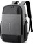 Gri Yeni Günlük Iş Eğlence Sırt Çantası Erkek Su Geçirmez Büyük Kapasiteli Aşınmaya Dayanıklı Hafif Bilgisayar Çantası (Yurt Dışından) 2