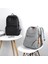 Gri Sırt Çantası Erkek Çanta Çok Fonksiyonlu Iş Bilgisayarı Çantası Büyük Kapasiteli Iş Seyahati Bir Omuz Crossbody Sırt Çantası (Yurt Dışından) 3