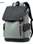 Koyu Gri Kentsel Tarzı Rahat Erkek Sırt Çantası Moda Su Geçirmez Aşınmaya Dayanıklı Kumaş Seyahat Iş Sırt Çantası Büyük Kapasiteli Eşleştirme (Yurt Dışından) 5