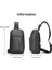 Siyah Mark Ryden Çok Fonksiyonlu Göğüs Çantası Erkek Crossbody Çanta Büyük Kapasiteli Rahat Özel Küçük Sırt Çantası L_MR7808 (Yurt Dışından) 4
