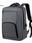 Gri Iş Seyahat Eğlence Sırt Çantası Erkek Su Geçirmez Aşınma Iş Sırt Çantası Basit ve Rahat Taşıma Şok Emme (Yurt Dışından) 4