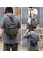 Siyah Erkek Naylon Crossbody Çanta USB Şarj Portu ile Çok Fonksiyonlu Açık Seyahat Su Geçirmez Sırt Çantası Erkek Rahat Messenger Göğüs Çanta (Yurt Dışından) 2
