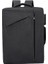 Siyah Fabrika Doğrudan Tedarik Özelleştirilmiş Su Geçirmez Erkek Dizüstü Sırt Çantası Şifre Kilidi ile Yan Saplı Rahat Sırt Çantası (Yurt Dışından) 1