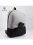 Gri Fabrika Doğrudan Tedarik Özelleştirilmiş Su Geçirmez Günlük Kadın ve Erkek Sırt Çantası USB Şarjlı Laptop Sırt Çantası (Yurt Dışından) 4
