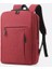 Kırmızı Sıcak Satış Büyük Özel Logo Seyahat Sırt Çantası USB Şarj ile Rahat Iş Erkek Dizüstü Sırt Çantası Lise Çantası (Yurt Dışından) 1