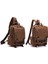Kahverengi Vintage Tek Sling Kanvas Çantalar ve Sırt Çantası Erkekler Için Büyük Sırt Çantaları Omuz Erkekler Seyahat Okul Çantası (Yurt Dışından) 3