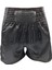 MT3025 Black Night Muay Thai Şortu Siyah Antrenman Şortu 1