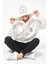 Kapüşonlu Kadın Sweatshirt Ekru ZN5030 1