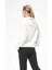 Kapüşonlu Kadın Sweatshirt Ekru ZN5030 3