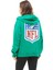 Kanguru Cep Fermuarlı Kadın Sweatshirt Yeşil ZN5025 3