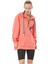 Fermuar Detay Baskılı Oversize Kadın Sweatshirt Somon ZN5022 5