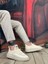 Boa Ba0375 Özel Örme Triko Tarz Krem Renk Spor Ayakkabı 1