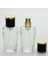 20 Adet Boş Cam Parfüm Şişe, 50 Ml, Konik Silindir Model, Şeffaf 1