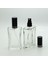 20 Adet Boş Cam Parfüm Şişe, 100 Ml, Içbükey Model, Şeffaf 2
