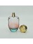 10 Adet Boş Cam Parfüm Şişe, 100 Ml, Su Yeşili-Kırmızı Degrade Model, Şeffaf, 2