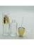 15 Adet Boş Cam Losyon Şişe, 40 Ml, Silindir Model, Şeffaf 5