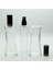 20 Adet Boş Cam Parfüm Şişe, 100 Ml, Eyfel Model, Şeffaf, 3