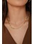 Sarı Kadın Italyan Yassı Zincir Kolye- Ithal Kararmaz Çelik Zincir Kolye Paslanmaz Çelik 2