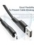 2m Telefon Şarj Kablosu Usb'den Mikro Usb'ye 2.4A Hızlı Şarj 480MBPS Aktarım Kablosu LED Işık Tasarım Kablosu (Yurt Dışından) 3