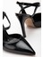 Nely Siyah Sivri Kadın Topuklu Ayakkabı 4