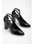 Lillian Topuklu Siyah Topuklu Kadın Ayakkabı 1