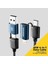 Starlink 0,3 M 65 W Şarj Kablosu Usb-A / Type-C - Type-C / 6 Pin 4'ü 1 Arada Veri Kablosu - Mavi (Yurt Dışından) 4
