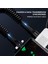 1 8 M 3'ü 1 Arada Usb A Lightning+Type C+Micro 6A Şarj Kablosu Yaylı Veri Kablosu (Yurt Dışından) 3