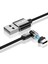 1m 2.4A Usb'den Tip C'ye 540 Derece Dönen Manyetik Şarj Kablosu (Yurt Dışından) 1