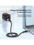 1m Şeffaf Pencere Usb C 100W Hızlı Şarj Kablosu LED Işık Tip C 480MBPS Tarih Iletim Örgülü Kablo (Yurt Dışından) 5