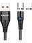 1m Manyetik 3A Hızlı Şarj Kablosu 2'si 1 Arada Usb'den 8 Pim'e + Type C Veri Kablosu (Yurt Dışından) 1