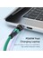 1m Manyetik Şarj Kablosu 3'ü 1 Arada Pd 60W Type C 8 Pin Type C Mikro USB Veri Aktarım Kablosu LED Işıklı (Yurt Dışından) 2