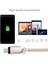 Htc 10 lg G5 İçin Çinko Alaşımlı Tip C USB Veri Senkronizasyon Örgülü Şarj Kablosu 1 M Altın (Yurt Dışından) 5