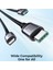 1 2 M 3'ü 1 Arada Şarj Kablosu 100 W Naylon Örgülü Usb A Ip+Type C+Mikro Hızlı Şarj Kablosu (Yurt Dışından) 2