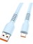 1m Usb'den Type C'ye 6A Yüksek Akım Hızlı Şarj Kablosu Şeker Renkli Silikon Veri Kablosu (Yurt Dışından) 2