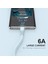 1m Usb'den Type C'ye 6A Yüksek Akım Hızlı Şarj Kablosu Şeker Renkli Silikon Veri Kablosu (Yurt Dışından) 4