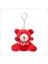 Pelüş Ayıcık Anahtarlık, 6,5 cm x 6,5 cm - Kırmızı 1