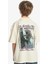 Back Flash Ss Youth Bej Çocuk T-Shirt 2