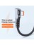Huawei Samsung İçin 2m 6A 66W Hızlı Şarj Kablosu Usb'den Type C'ye Sağ Açı Örgülü Veri Kablosu (Yurt Dışından) 3
