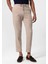 Bej Regular Fit Beli İpli Erkek Pantolon 2