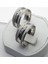 8 mm Rodyum Kaplama 925 Ayar Gümüş Alyans 1