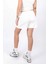 Kadın Pamuklu Şort - Ekru 3