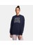 Kadın Ua Icon Heavyweight Terry Oversized Bisiklet Yaka Sweatshirt 1386493-410 1