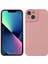 Iphone 13 Telefon Kasası için Lastikli Yüzey Ön Parmak Izi Önleme Önleyici Kesme Yumuşak Dayanıklı Tpu Koruyucu Telefon Kapağı Kabuğu 6.1 Inç-Pembe (Yurt Dışından) 2