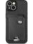 iPhone 15 Plus için Karbon Fiber Dokulu Kılıf Kart Bıçağı Aracı ile Darbeye Dayanıklı Telefon Kapağı - Siyah (Yurt Dışından) 5