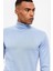 Bebe Mavi Tam Boğazlı Erkek Triko 5